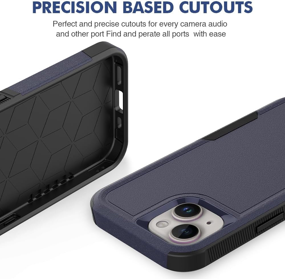 Case for Iphone 15 Case 6.1 Inch, Shockproof, Strong and Durable Phone Protective Case, Blue