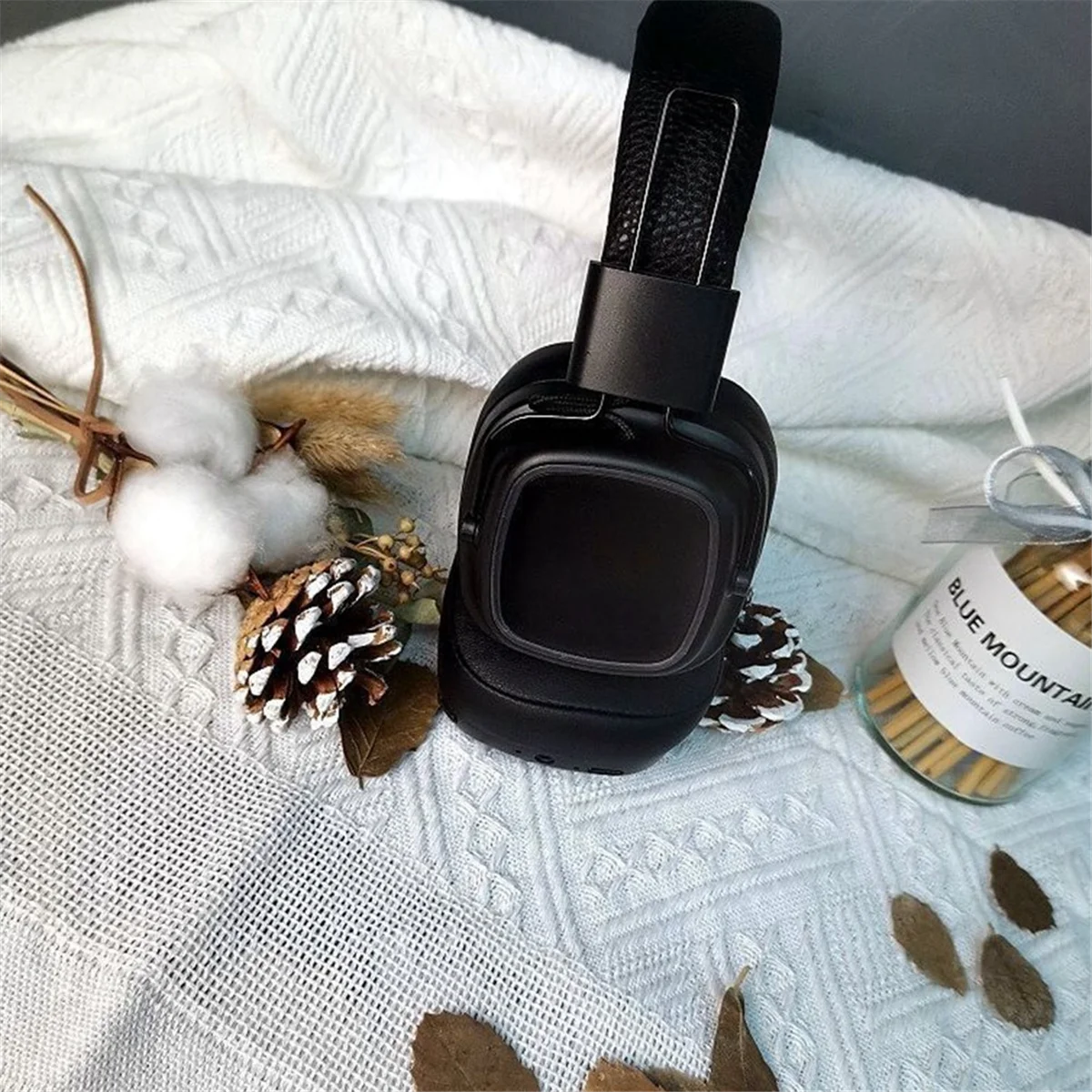 Headset for MAJOR IV Luminous Wireless Bluetooth Headset Heavy Bass Multi-Function Headset Microphone, Brown