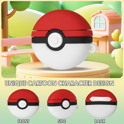 Cute Cases for Airpods 4 Case Cover, 3D Cartoon Airpods 4Th Generation Protective Case, Funny Cool Silicone Airpods 4 Accessories with Keychain for Men Women Boys Girls (Airpods 4Th(2024))