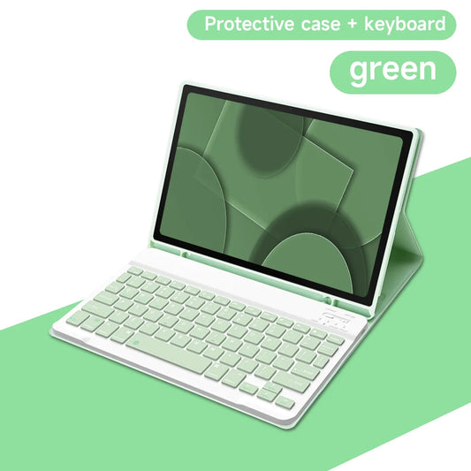 Tablet Case for Samsung Galaxy Tab S8 A8 S6 Lite Tablet Case with Bluetooth Keyboard Mouse Case for Samsung S7 plus S7 FE Case