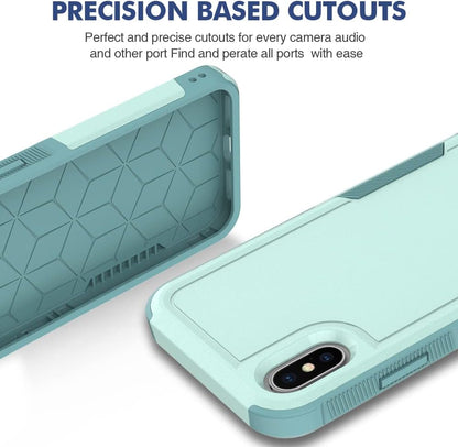 Case for Iphone Xs Max Case 6.5 Inch, Shockproof, Strong and Durable Phone Protective Case, Light Blue