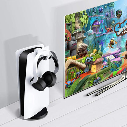 PS5 Game Controller Headset Hanger Holder Simple Lightweight Headphone Hook Display Stand For Playstation 5 Console Accessories