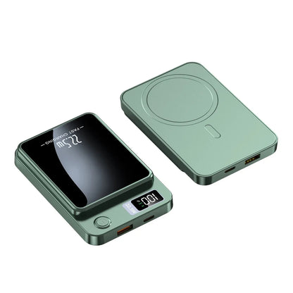100000mAh Magnetic Powerbank Magnetic Power Bank Wireless Fast Charger For iPhone Backup Battery For Magsafe