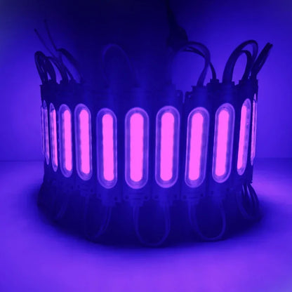 RGB Flowing Light Highlight with Lens Led Module Waterproof IP65 Foldable COB Light Strip Backlight Shop Banner Car Decoration