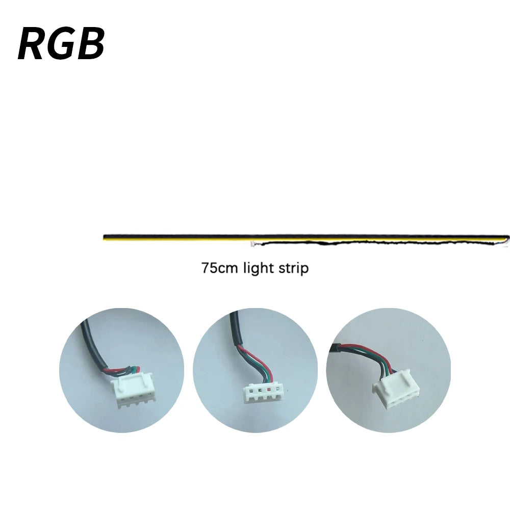 RGB "LED Lamp"App Light Ambient Accessories 4 wire LED Light Strip Door Light Storage Light Footlight Main/Sub Controller Parts