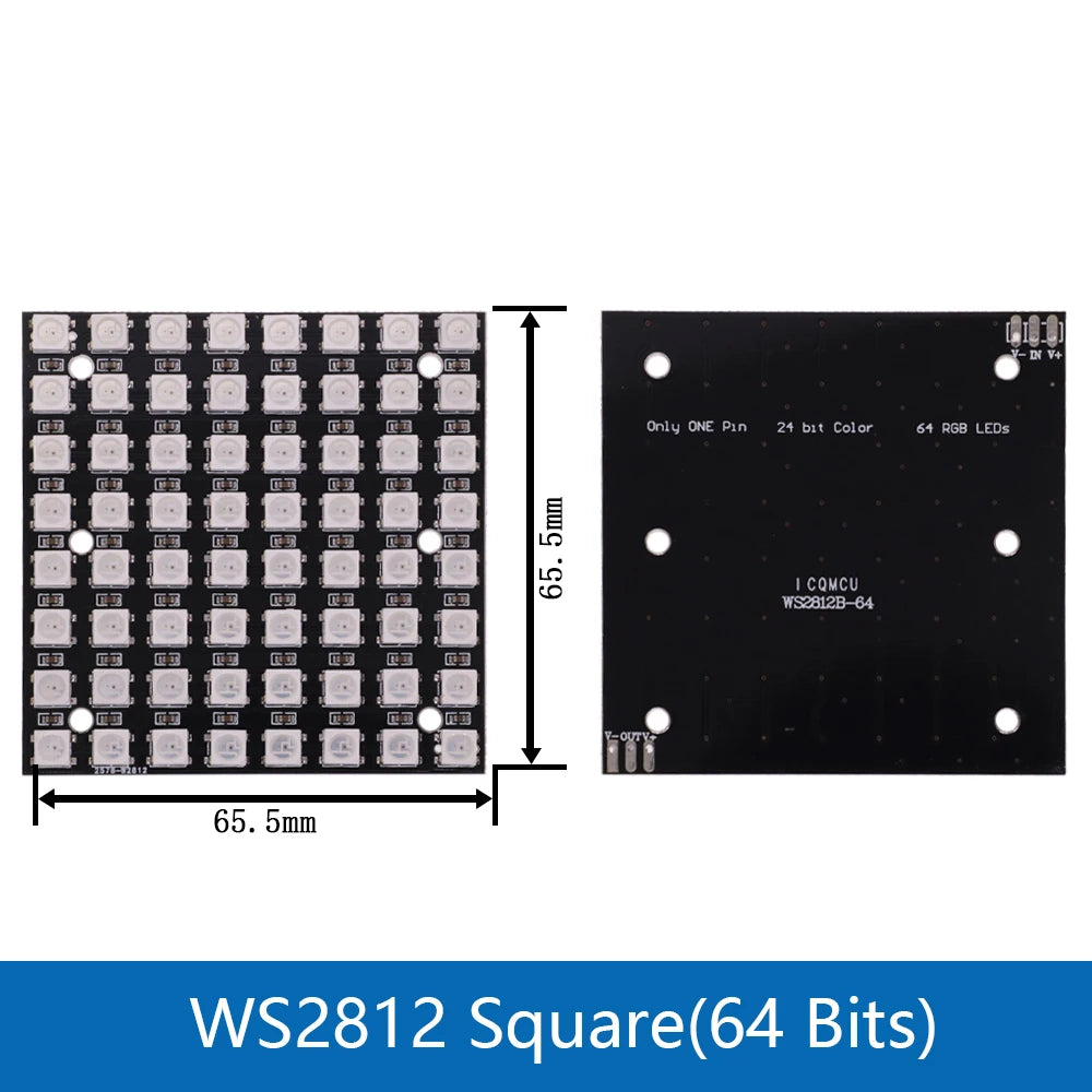 RGB LED Ring  1 3 4 7 8 9 12 16 24 32 Bits LEDs WS2812 5050 RGB LED Ring Lamp Light with Integrated Drivers For Arduino DIY Kit