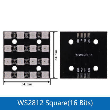 RGB LED Ring  1 3 4 7 8 9 12 16 24 32 Bits LEDs WS2812 5050 RGB LED Ring Lamp Light with Integrated Drivers For Arduino DIY Kit