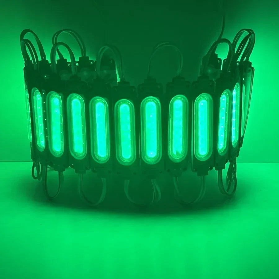 RGB Flowing Light Highlight with Lens Led Module Waterproof IP65 Foldable COB Light Strip Backlight Shop Banner Car Decoration