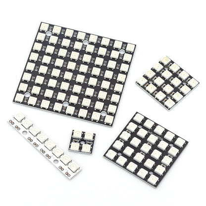 5V 1Bit 3 4Bit 7 8Bit 9 12Bit 16Bit 24Bit 32Bit 64 Bits WS2812 5050 RGB LED Ring Lamp Light + Integrated Drivers For Arduino Diy