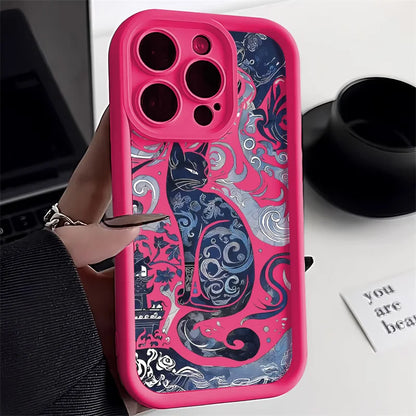 Cute Flower Phone Case For iPhone 17 Case iPhone 15 13 16 11 14 12 17 Pro Max XR 8 Plus SE Soft Matte Shockproof Silicone Cover
