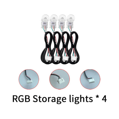 RGB "LED Lamp"App Light Ambient Accessories 4 wire LED Light Strip Door Light Storage Light Footlight Main/Sub Controller Parts