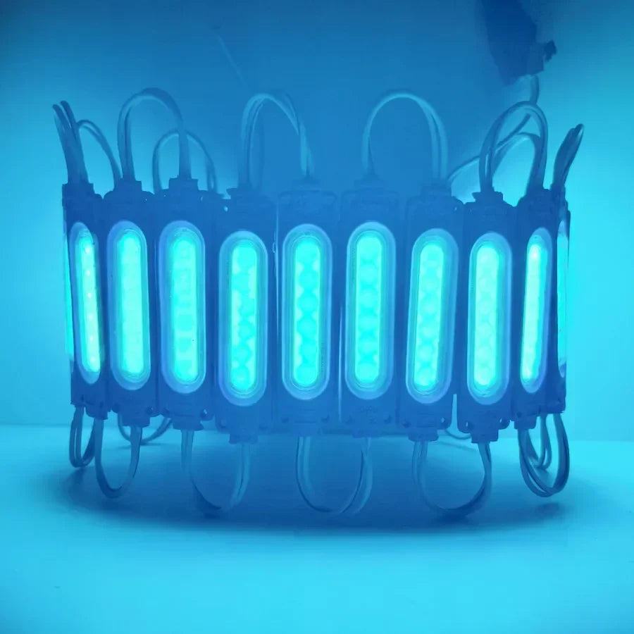 RGB Flowing Light Highlight with Lens Led Module Waterproof IP65 Foldable COB Light Strip Backlight Shop Banner Car Decoration