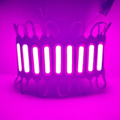 RGB Flowing Light Highlight with Lens Led Module Waterproof IP65 Foldable COB Light Strip Backlight Shop Banner Car Decoration