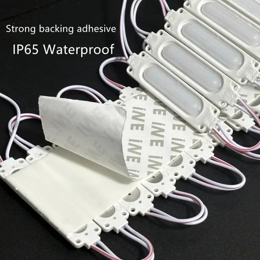 RGB Flowing Light Highlight with Lens Led Module Waterproof IP65 Foldable COB Light Strip Backlight Shop Banner Car Decoration