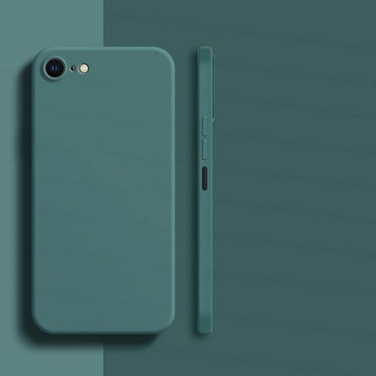 For iPhone 8 Case For iPhone SE 2022 2020 7 8 Plus Cover Case Luxury Shockproof Soft TPU Liquid Silicone Phone Back Cover Case