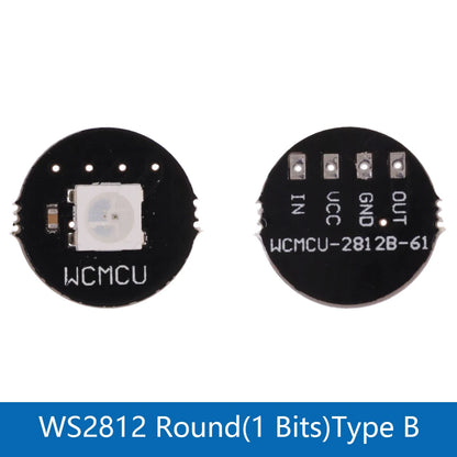 RGB LED Ring  1 3 4 7 8 9 12 16 24 32 Bits LEDs WS2812 5050 RGB LED Ring Lamp Light with Integrated Drivers For Arduino DIY Kit