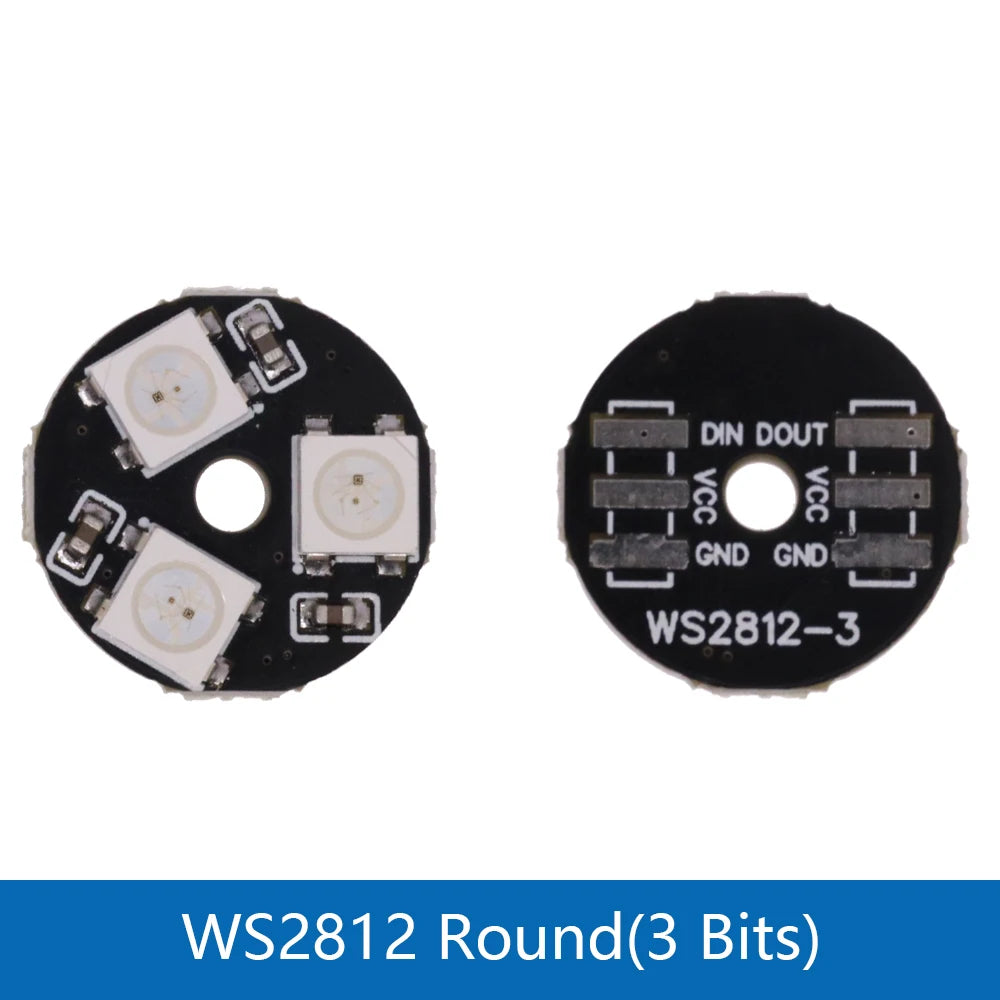 RGB LED Ring  1 3 4 7 8 9 12 16 24 32 Bits LEDs WS2812 5050 RGB LED Ring Lamp Light with Integrated Drivers For Arduino DIY Kit