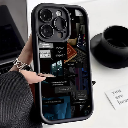 Cute Flower Phone Case For iPhone 17 Case iPhone 15 13 16 11 14 12 17 Pro Max XR 8 Plus SE Soft Matte Shockproof Silicone Cover
