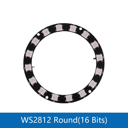 RGB LED Ring  1 3 4 7 8 9 12 16 24 32 Bits LEDs WS2812 5050 RGB LED Ring Lamp Light with Integrated Drivers For Arduino DIY Kit