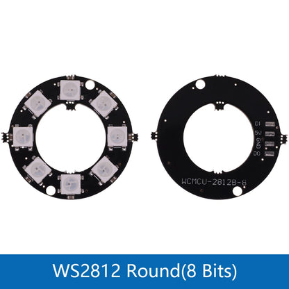 RGB LED Ring  1 3 4 7 8 9 12 16 24 32 Bits LEDs WS2812 5050 RGB LED Ring Lamp Light with Integrated Drivers For Arduino DIY Kit