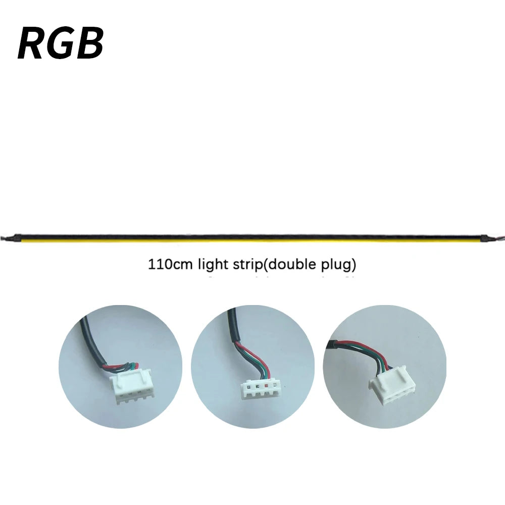 RGB "LED Lamp"App Light Ambient Accessories 4 wire LED Light Strip Door Light Storage Light Footlight Main/Sub Controller Parts