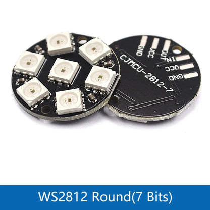 RGB LED Ring  1 3 4 7 8 9 12 16 24 32 Bits LEDs WS2812 5050 RGB LED Ring Lamp Light with Integrated Drivers For Arduino DIY Kit