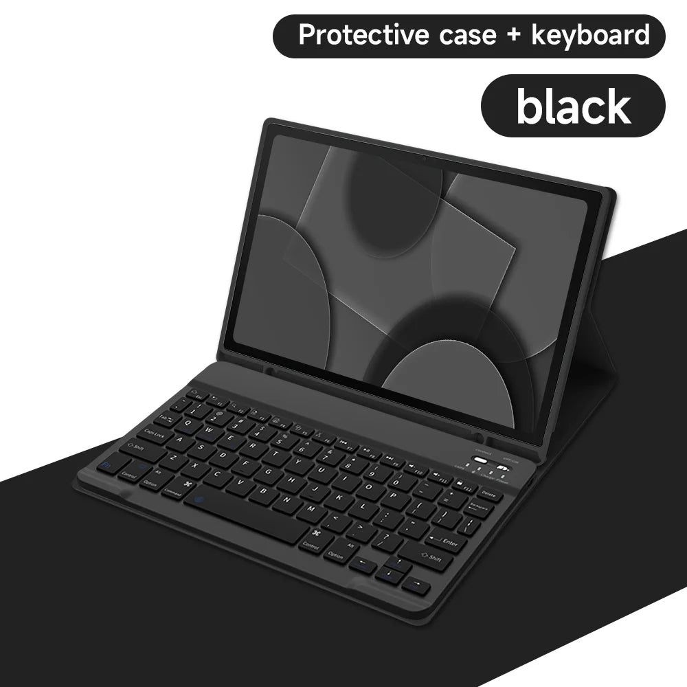 Tablet Case for Samsung Galaxy Tab S8 A8 S6 Lite Tablet Case with Bluetooth Keyboard Mouse Case for Samsung S7 plus S7 FE Case